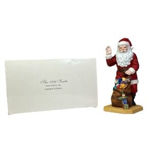 1996 Vintage Christmas The Lenox "Santa" Limited Edition Fine Porcelain With Box
